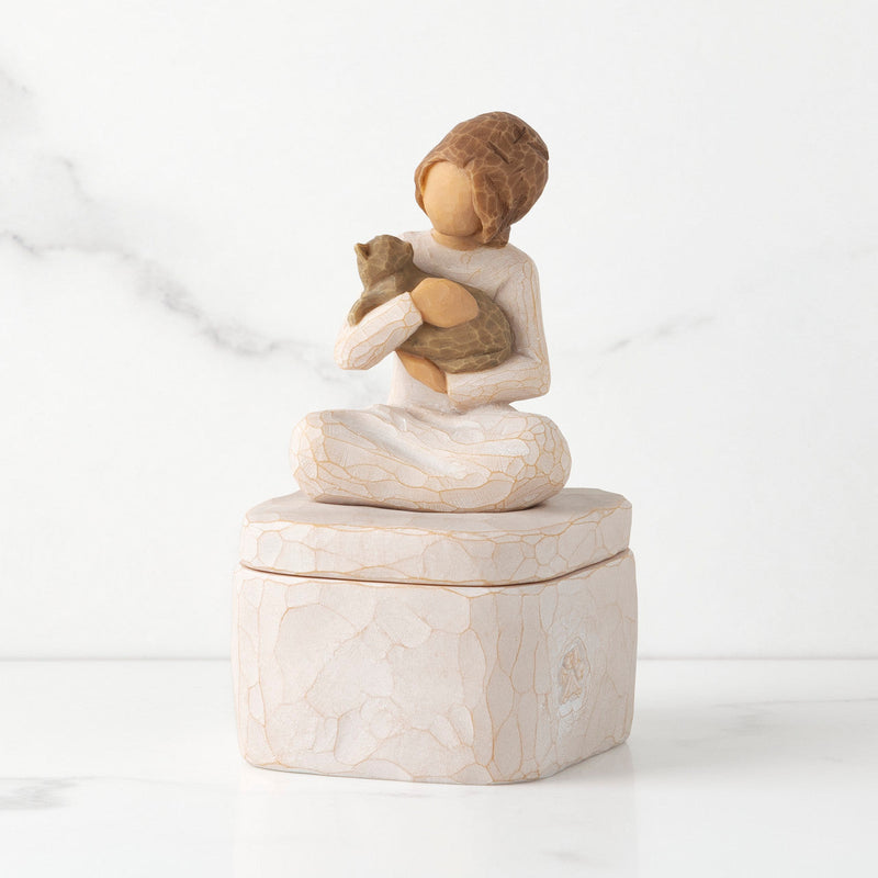Kindness Girl keepsake box as an encouragement gift for a cat lover